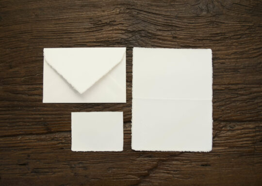 Folded invitation "Amatruda" classic model