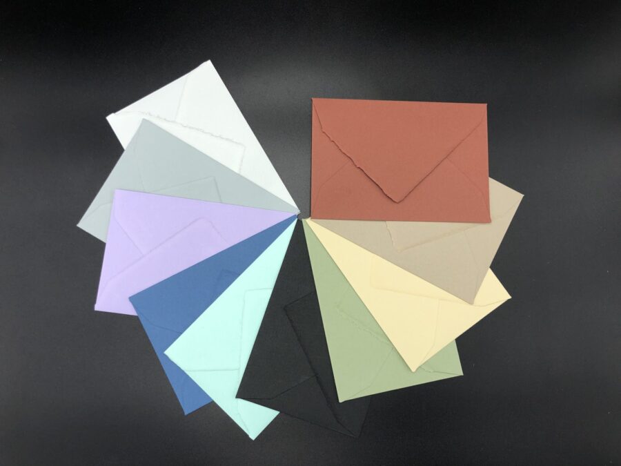 coloured envelopes